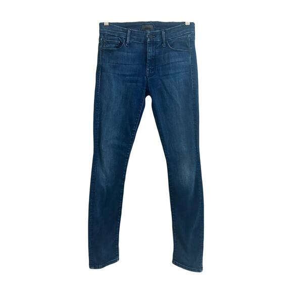 MOTHER The Looker Skinny Jeans in Dreamy Dark Wash Sz 26 - Picture 3 of 8